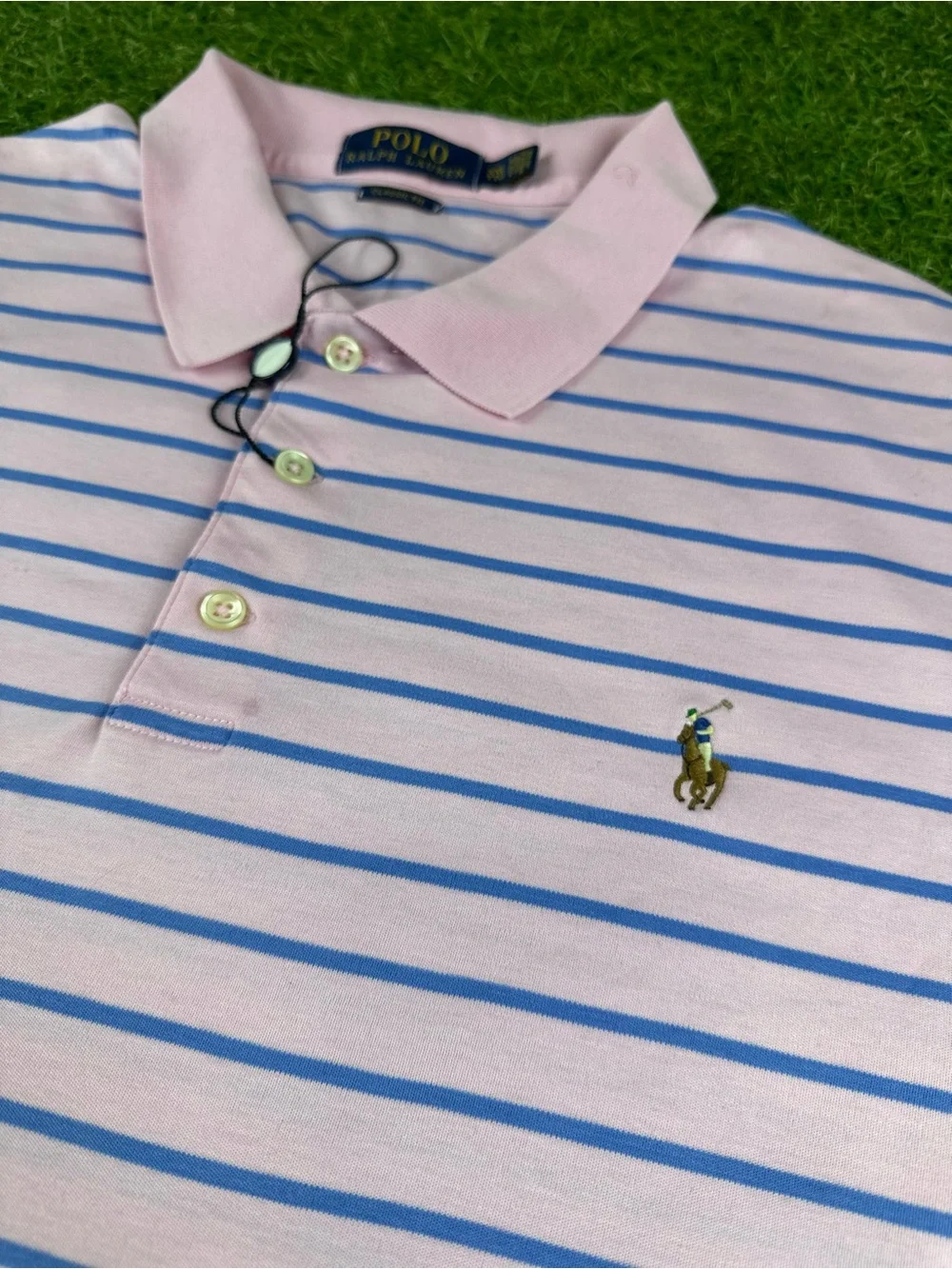 Polo Ralph Lauren Classic-Fit Striped Soft Cotton Polo Shirt